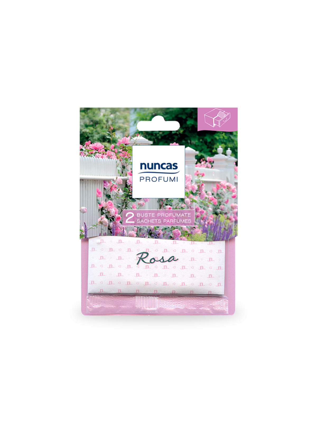 Sachets parfumés pour tiroirs rosa - Nuncas