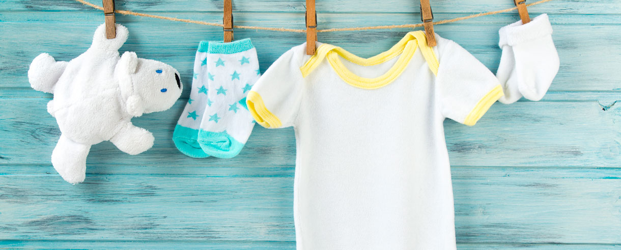 Wäsche im Babyformat